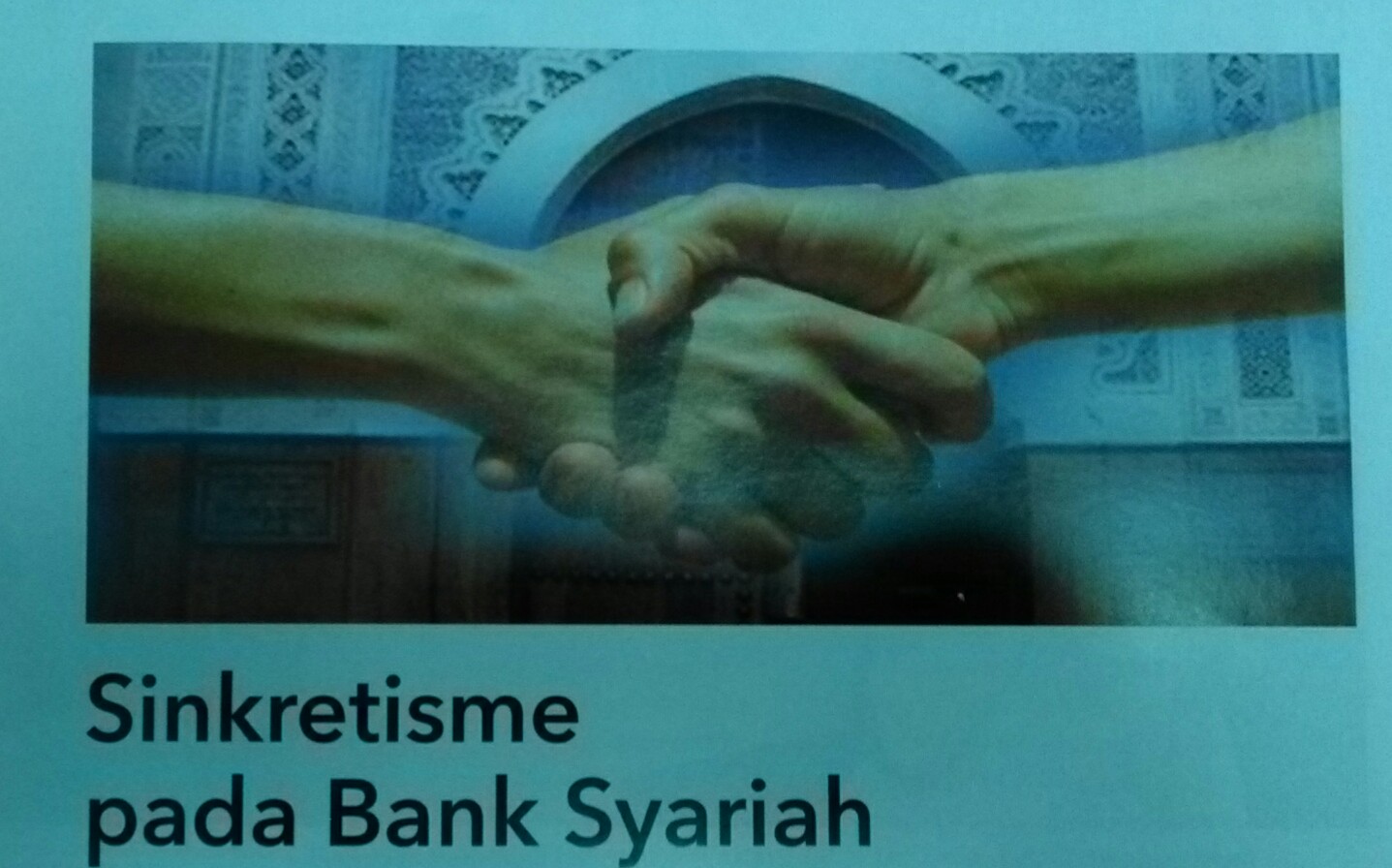 sinkretisme bank syariah